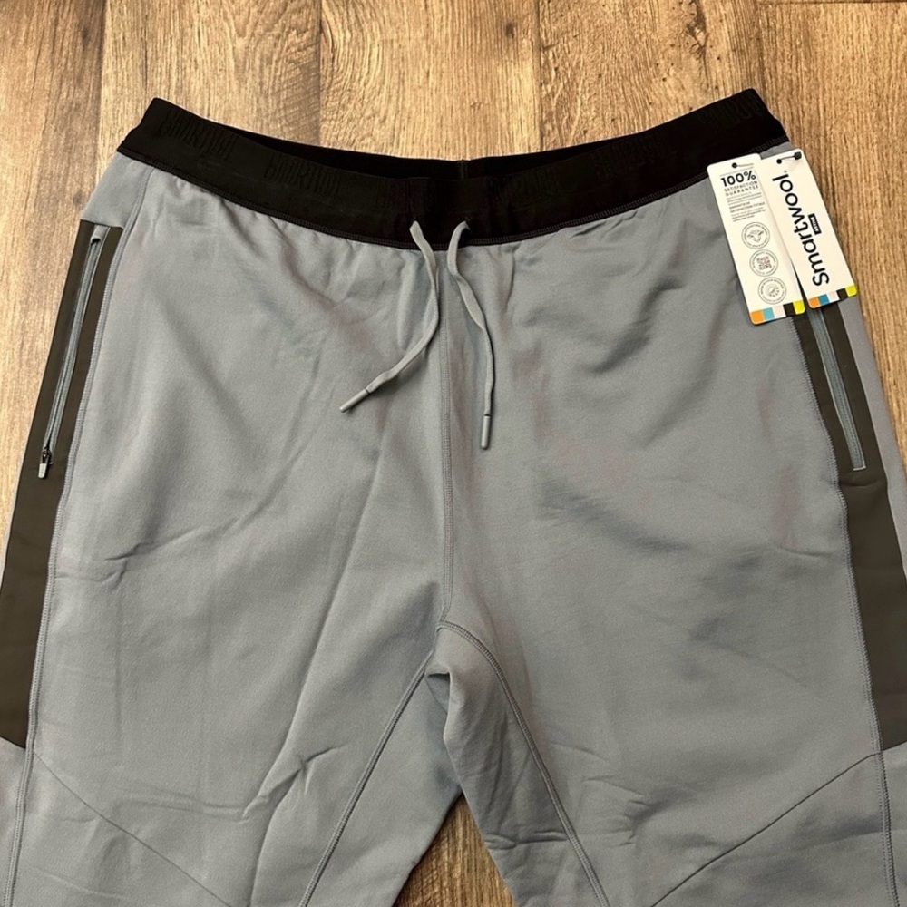 Smartwool Merino Wool Blend Fleece Jogger Pants Men’s Size 2XL Gray. NWT. - Picture 2 of 10